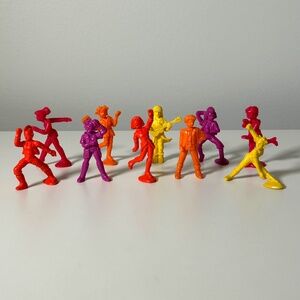 Vintage 80s Mattel C.U.T.I.E. Rockity Rollers Set of 10 (Oa2)